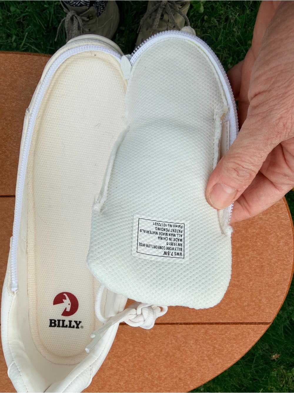 Billy Casual White Low-Top Leather Sneakers - Picture 12 of 13